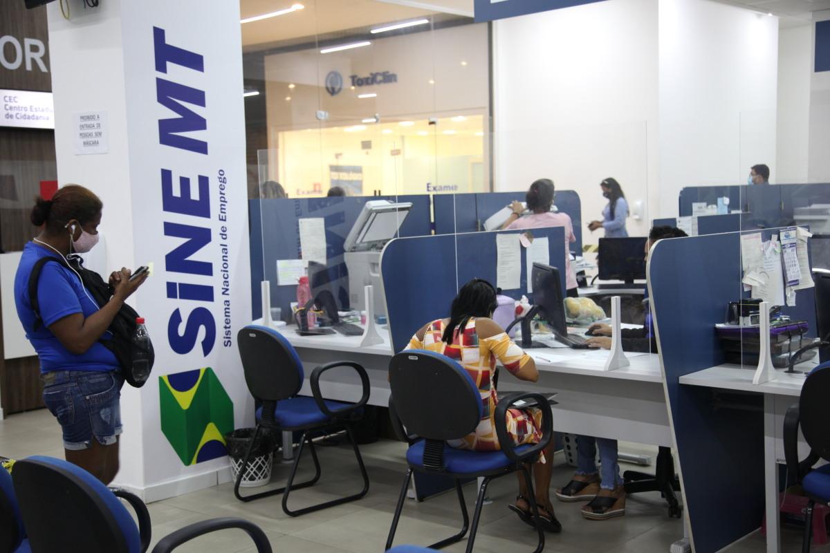 Sine-MT disponibiliza mais de 2,3 mil vagas de emprego nesta semana