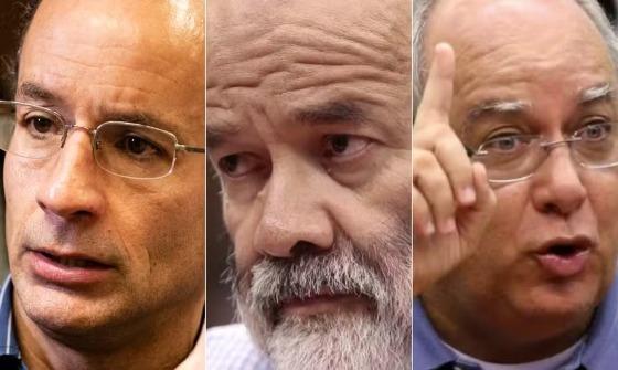 Marcelo Odebrecht, João Vaccari Netto e Renato Duque