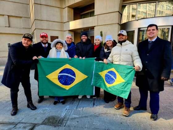 Evento contou com discursos de Donald Trump e do vice-presidente J.D. Vance