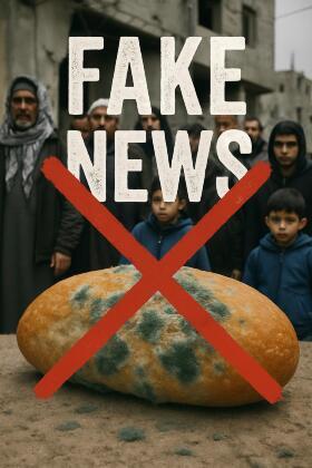 A farsa da fome em Gaza: até o pão mofado revela a verdade que muitos se recusam a ver