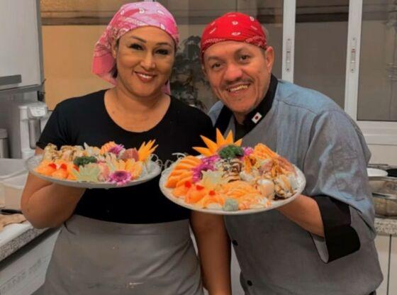 Solange e Gereka se conheceram há quatro anos e meio por um aplicativo de namoro no Facebook