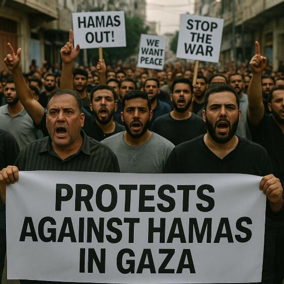 A Resistência Interna: Palestinos protestam contra Hamas em Gaza!