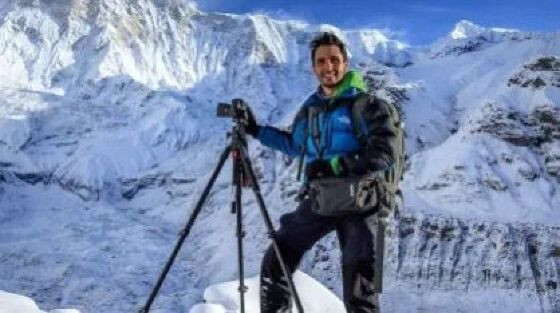 Edson Vandeira, de 36 anos, é montanhista, fotógrafo e guia brasileiro.