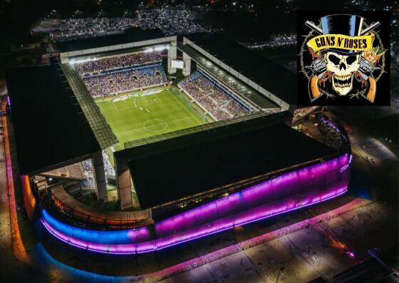 show do Guns na Arena Pantanal