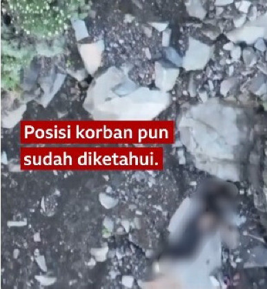 Local onde o corpo da brasileira foi encontrado