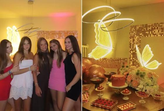 Rafaella Justus completa 16 anos e ganha festinha com amigas 