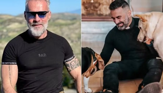 Padres Giuseppe Fusari (à esquerda) e Cosimo Schena 