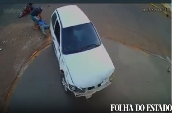 homem atropelado 