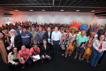 Alan Porto, elogiou a atuação da primeira-dama Virginia Mendes e destacou sua dedicação voluntária em prol dos povos originários de Mato Grosso.