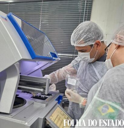 coleta de sangue/ polícia 