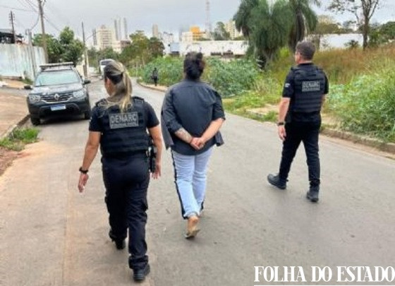 mulher presa